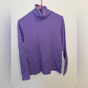 Purple Lands’end turtle neck